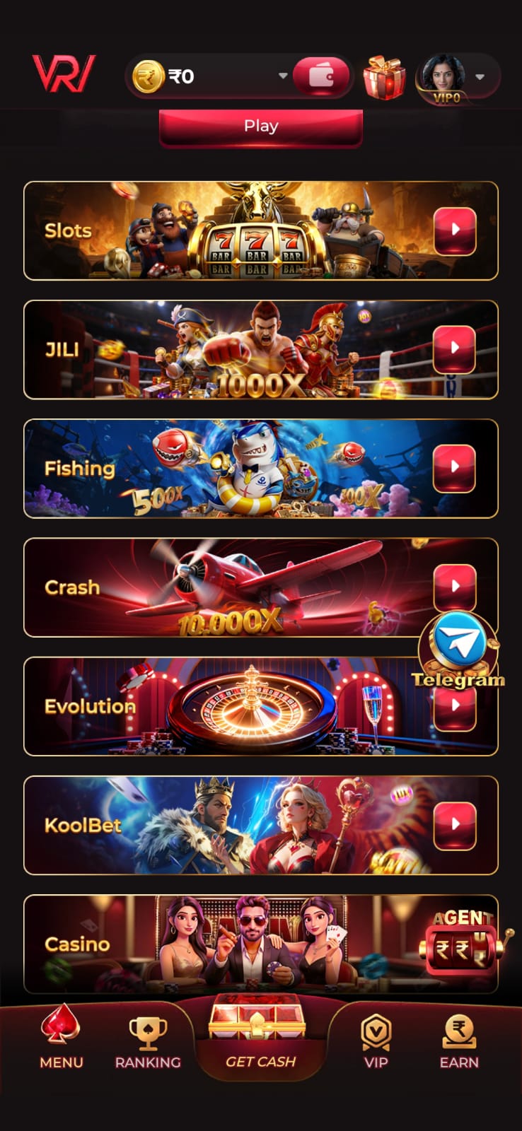 Rajwin Game APK download interface on mobile showing Rajwin game app installation screen