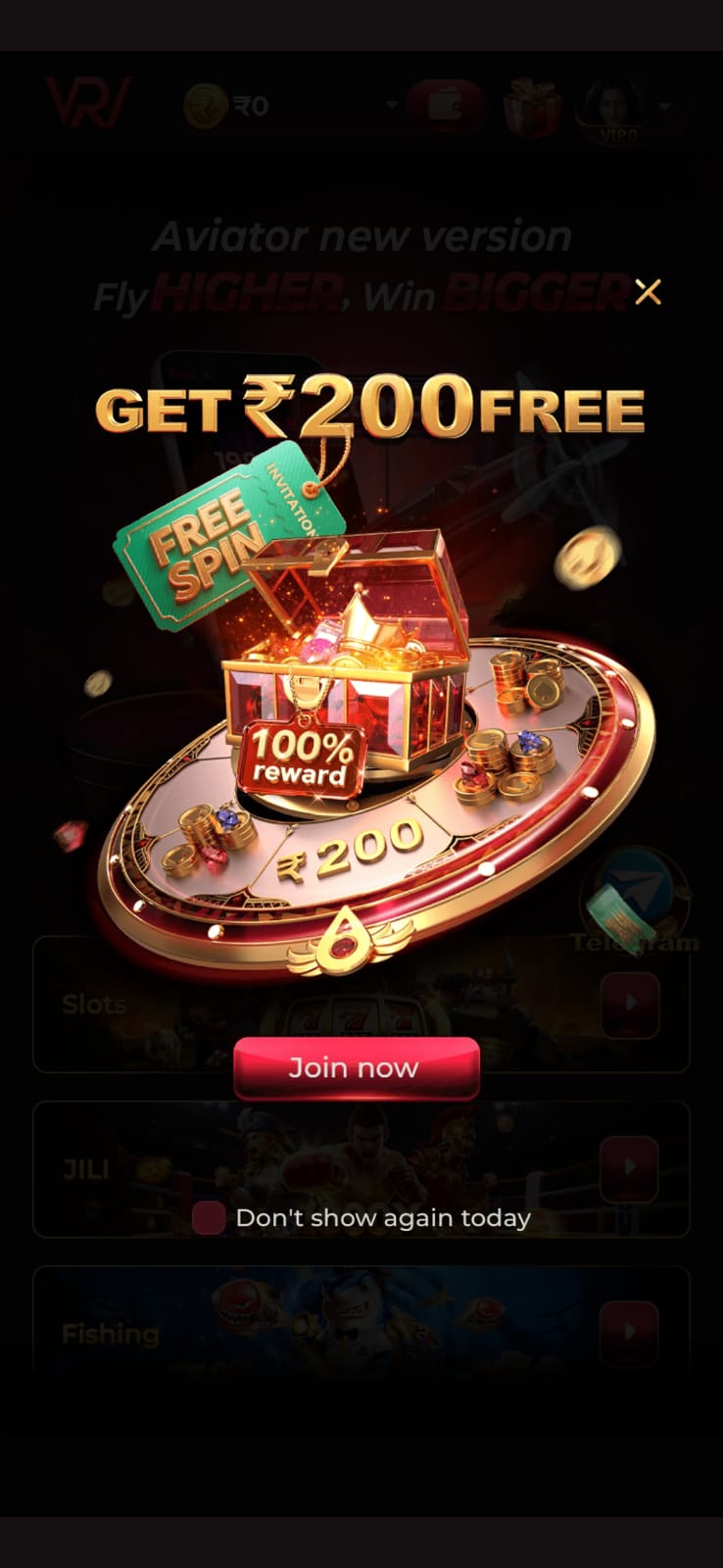 Rajwin Game online platform dashboard showing gaming options and bonus features